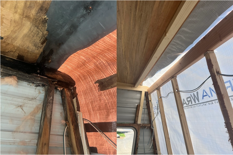 Building science on wheels - moldy roof